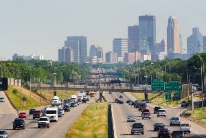 highway leading into minneapolis