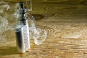 vape device on table