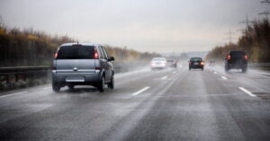Can Another Driver Blame Wet Road Conditions for a Crash?