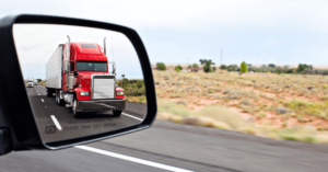Who May Be at Fault for a Blind-Spot Crash with a Commercial Truck?