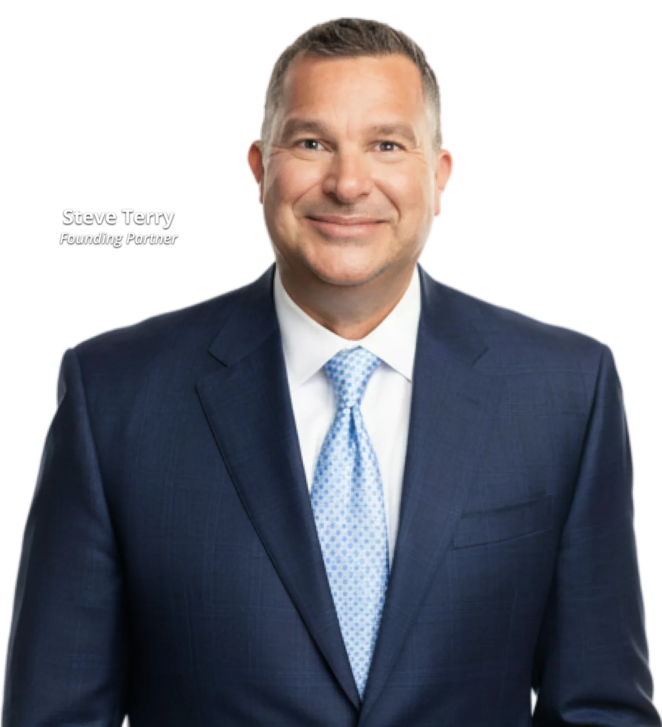 Steve Terry's friendly smile portrait