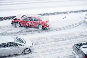 chain reaction crash in winter